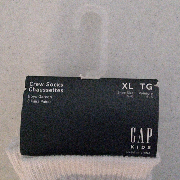 Boys GAP Crew Socks XL - Picture 2 of 3